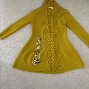 This week only $5
Mustard Yellow Embroidered Women's Sweater